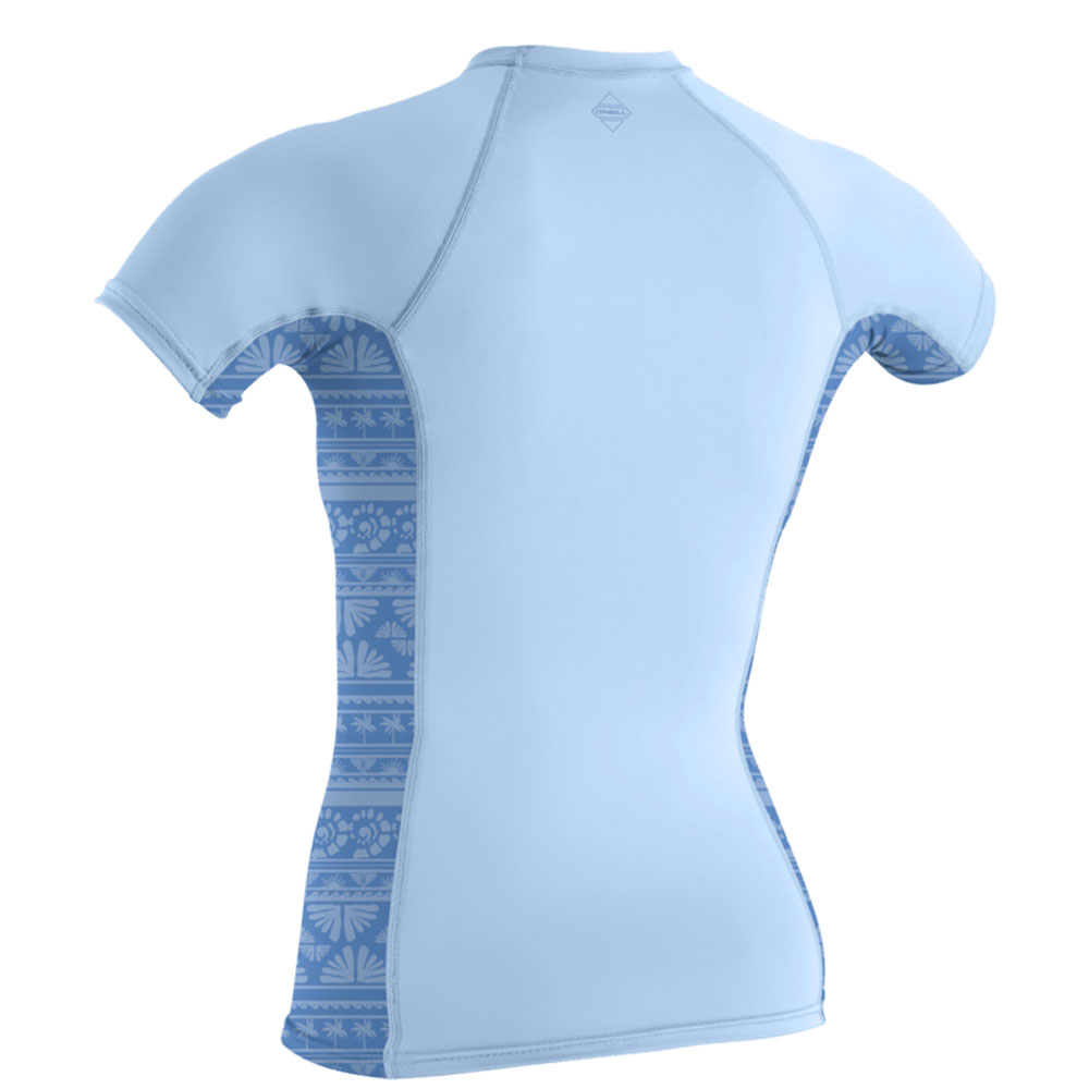 Hyperfreak rash guard dames lichtblauw