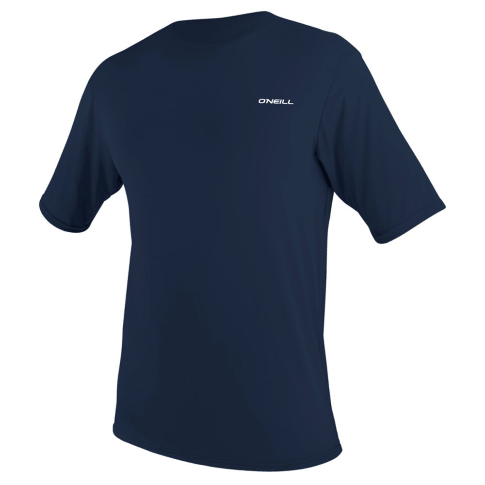 Basic rash guard navy heren