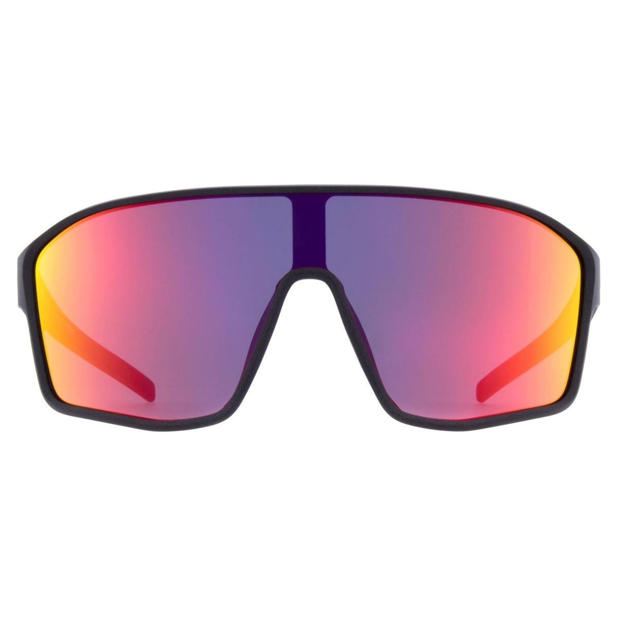 Daft zonnebril zwart rood