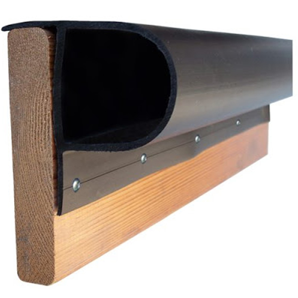 Dockedge Steigerstootrand p-profiel zwart 2.4m foto 1