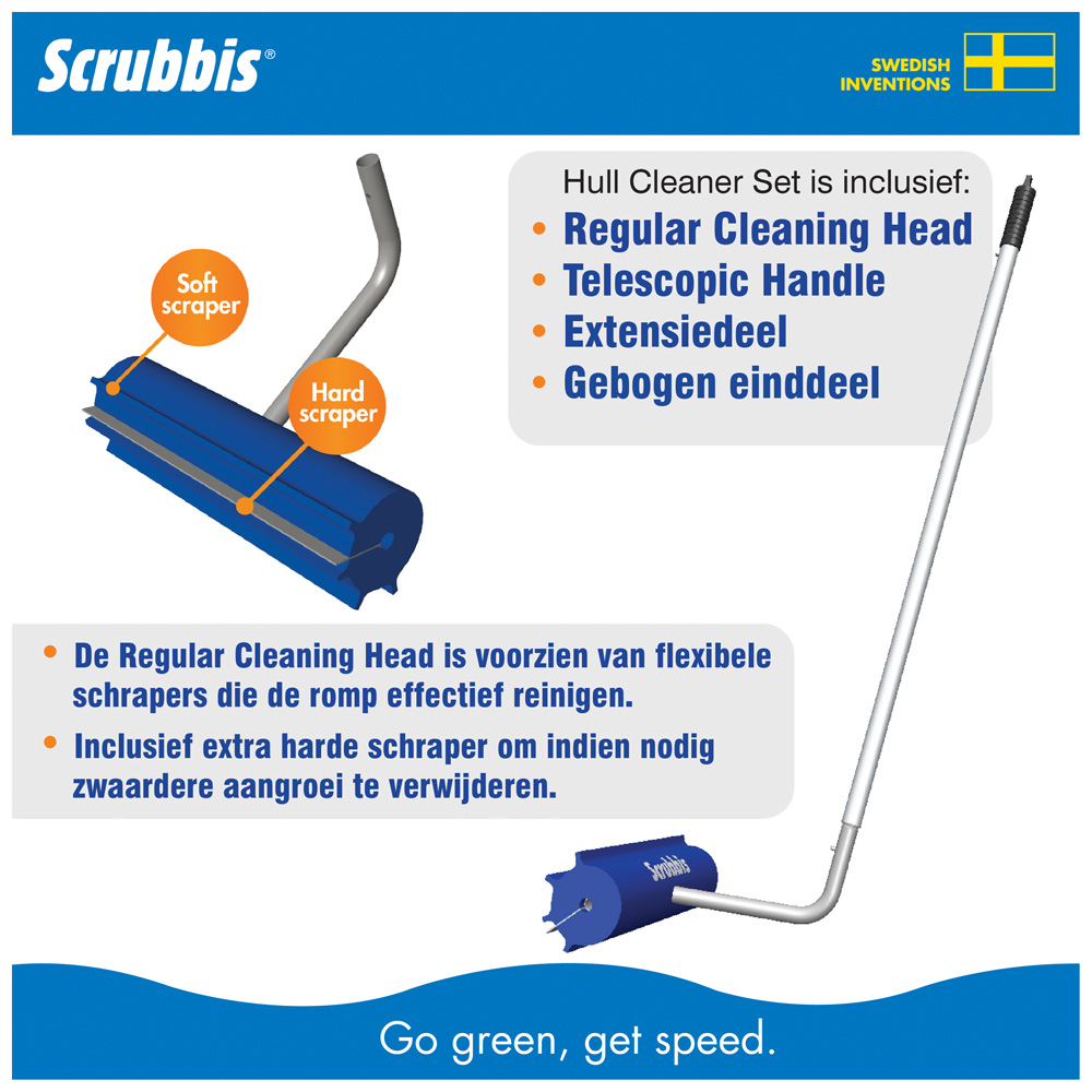 Starbrite scrubbis set waterlijn en bodem scrubber 2