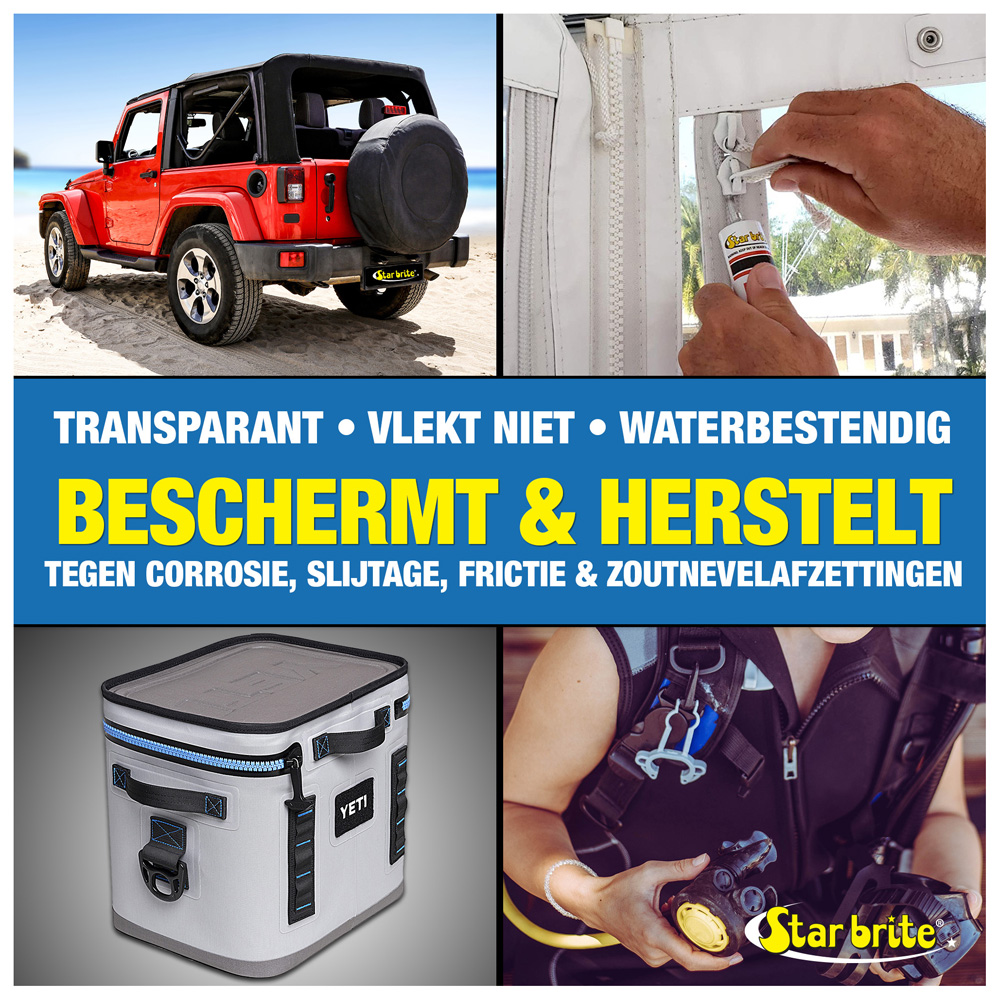 Starbrite white ptef smeermiddel voor ritsen en drukkers 56 g 4