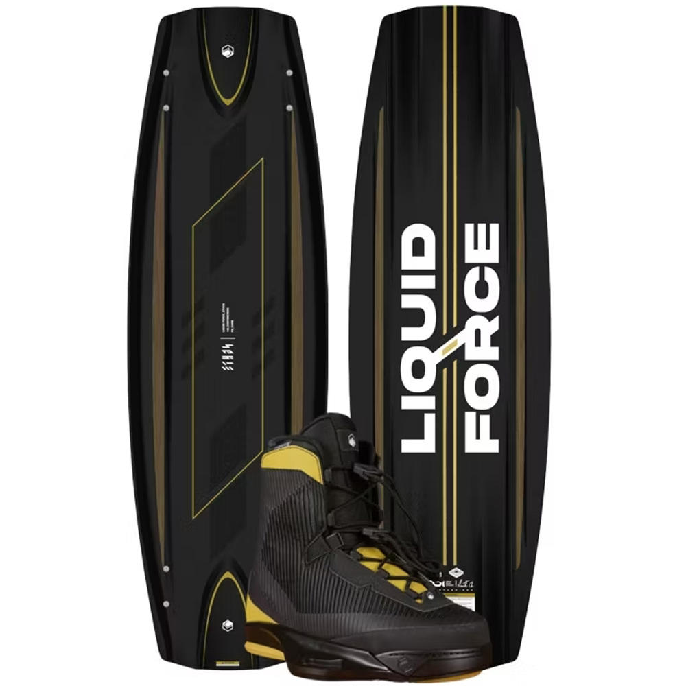 Liquid Force Ethos wakeboardset 145 cm met Vertex 6x bindingen foto 1