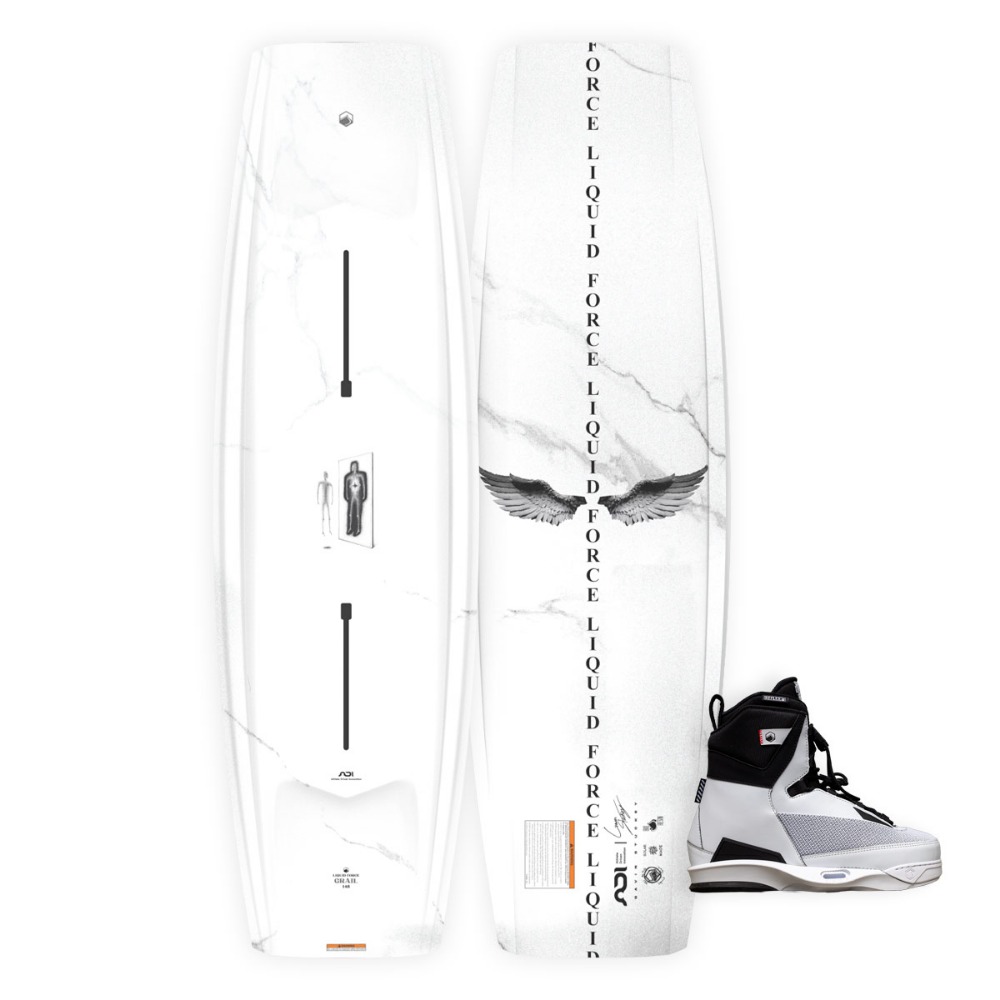Liquid Force Grail wakeboardset 148 cm met Aero 6x bindingen foto 1