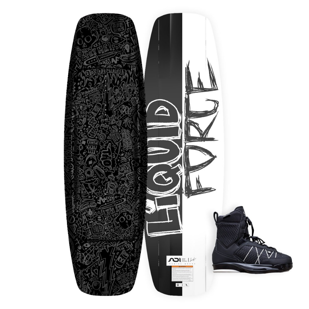 Liquid Force Tao wakeboardset 145 cm met Tao 6x bindingen foto 1