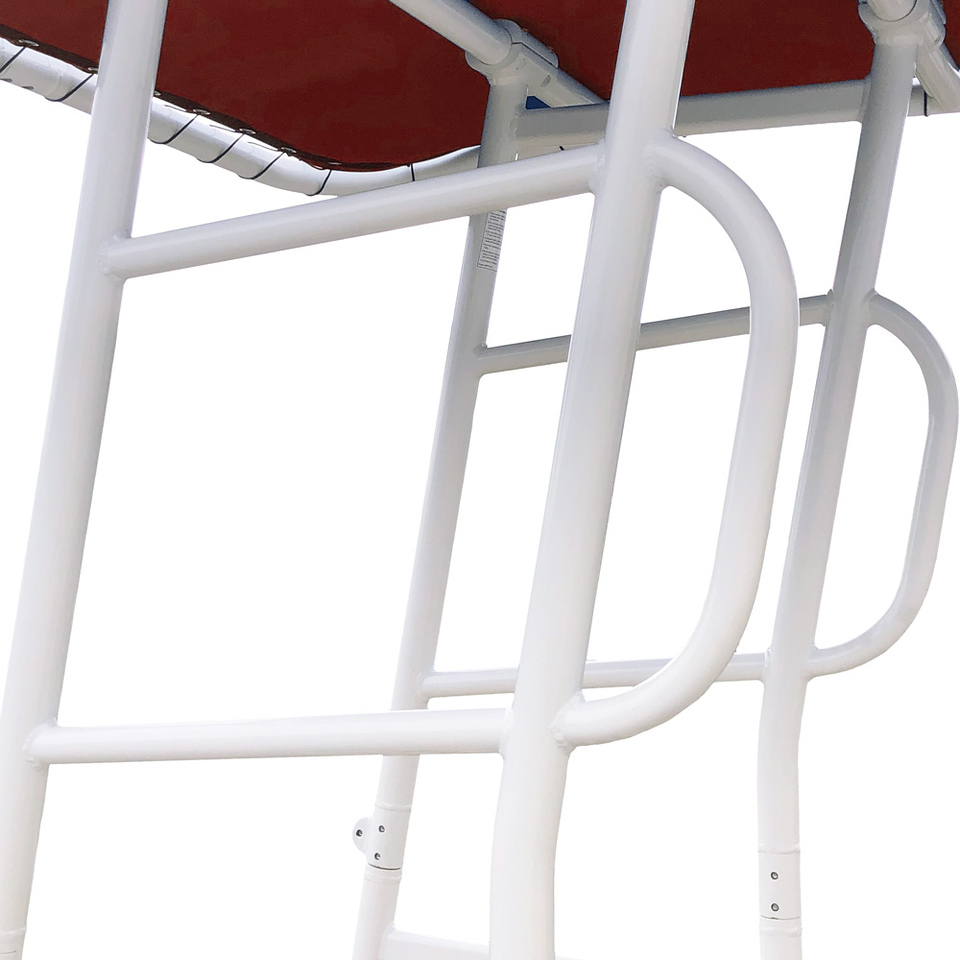 Fishmaster original T-Top wit met rood canvas 8