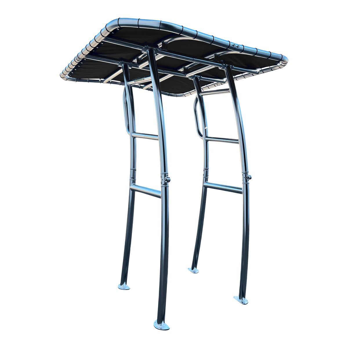 Fishmaster pro T-Top polished met zwart canvas foto 1