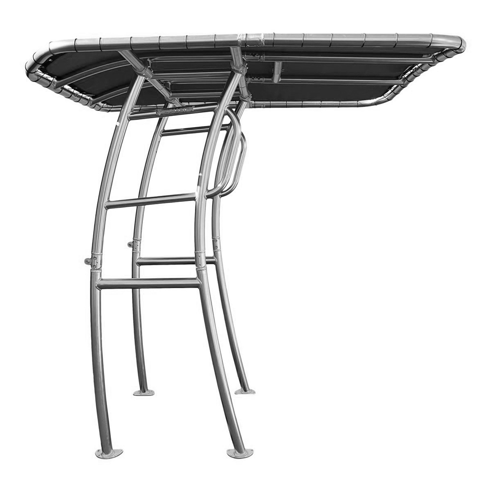 Fishmaster pro T-Top polished met zwart canvas 5