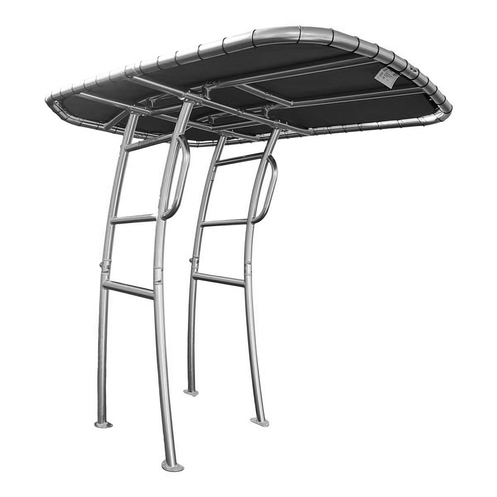 Fishmaster pro T-Top polished met zwart canvas 6