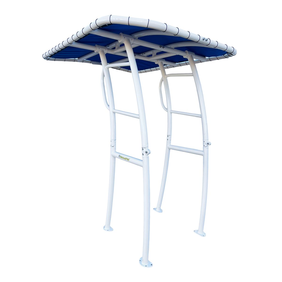 Fishmaster pro T-Top wit met blauw canvas 4
