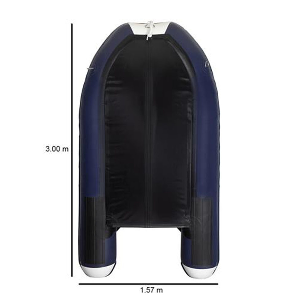 Hibo Pro rubberboot aluminium donkerblauw 300 cm 6