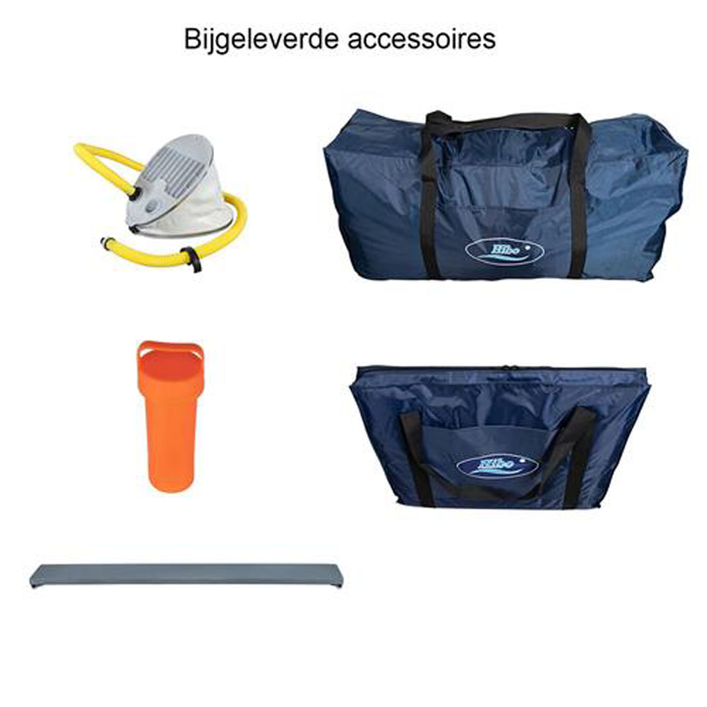 Hibo Pro rubberboot aluminium donkerblauw 360 cm 5