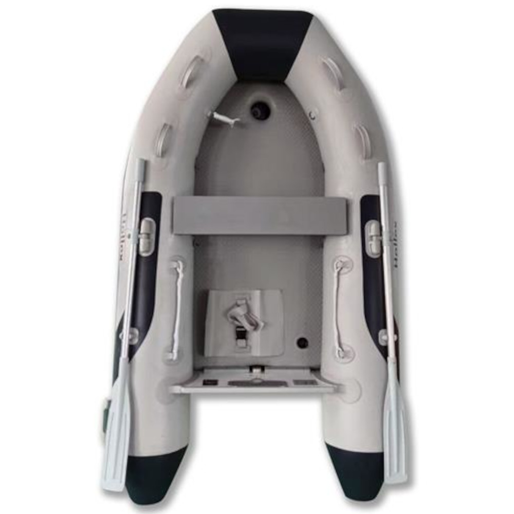 Hibo x Hollex rubberboot airdeck lichtgrijs 200 cm foto 1
