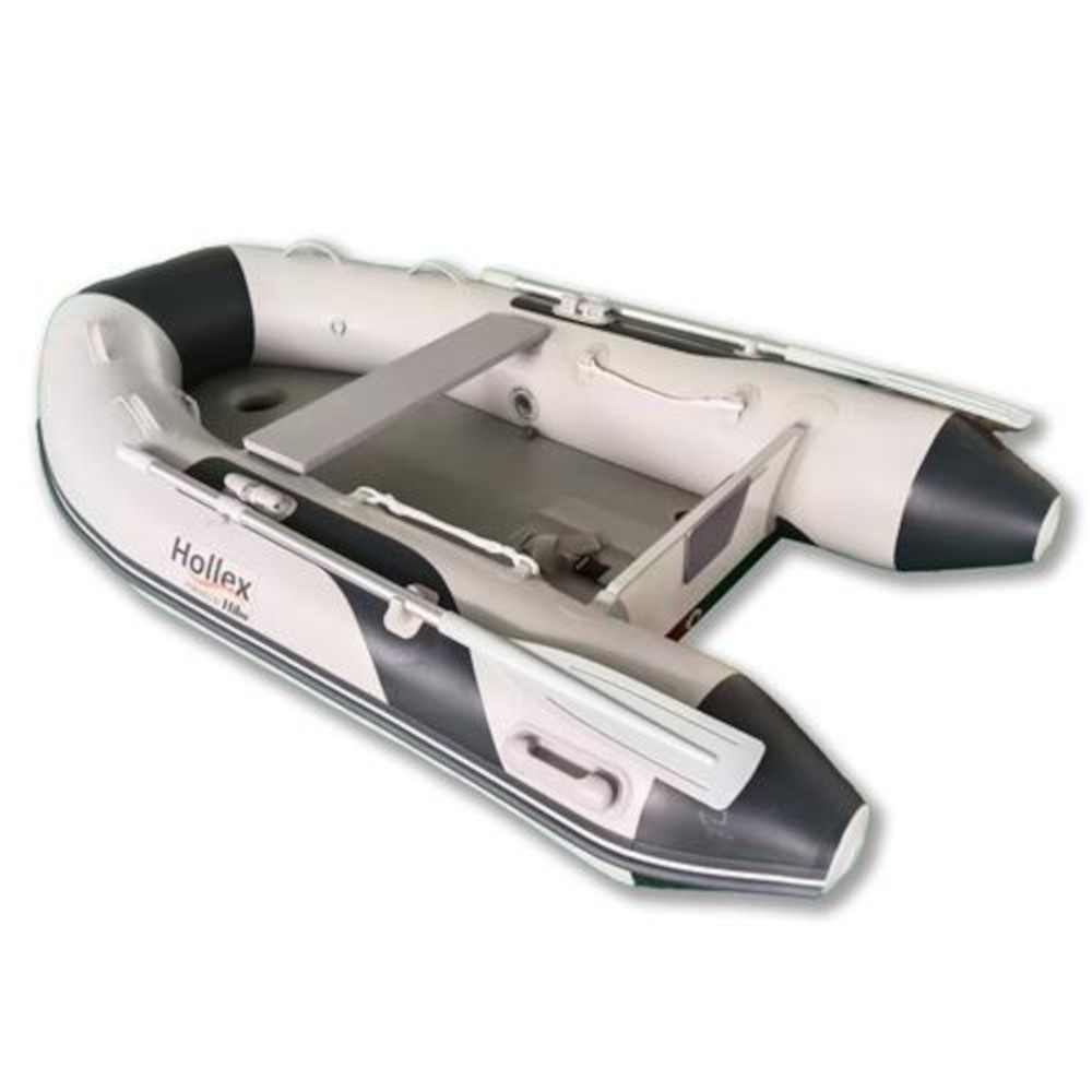Hibo x Hollex rubberboot airdeck lichtgrijs 200 cm 6