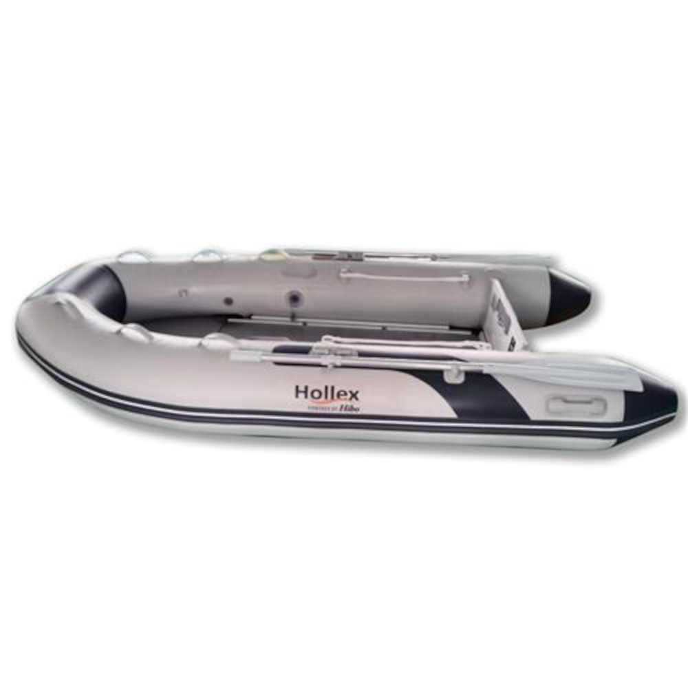 Hibo x Hollex rubberboot aluminium lichtgrijs 265 cm 4