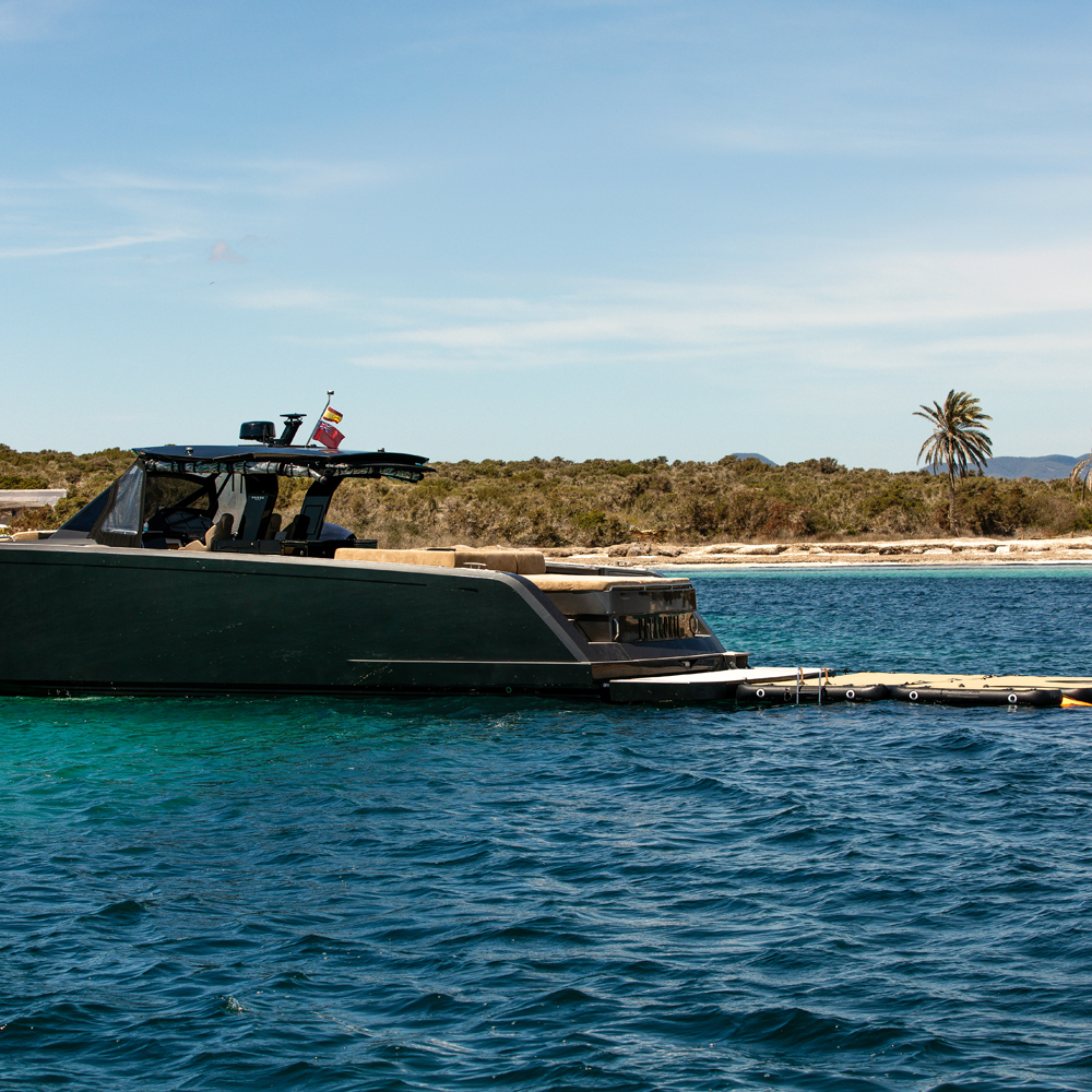 SeaRaft M-Shape opblaasbaar jetski dock zwart 2