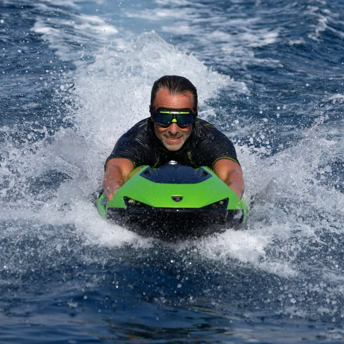 Seabob Lamborghini SE63 Verde Selvans onderwater scooter 3