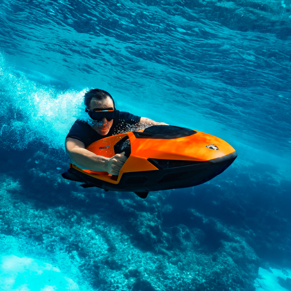 Seabob Lamborghini SE63 Arancio Egon onderwater scooter 6