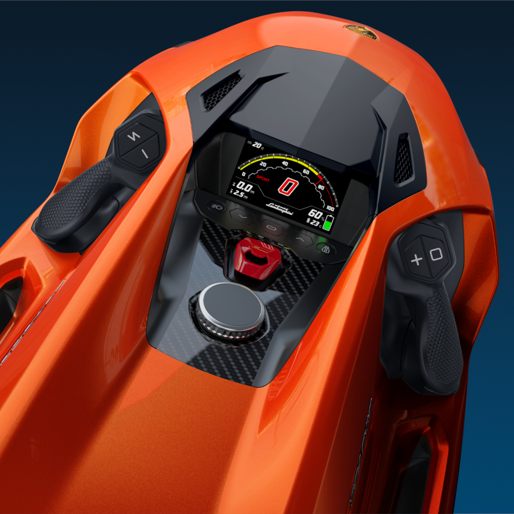 Seabob Lamborghini SE63 Arancio Egon onderwater scooter 8