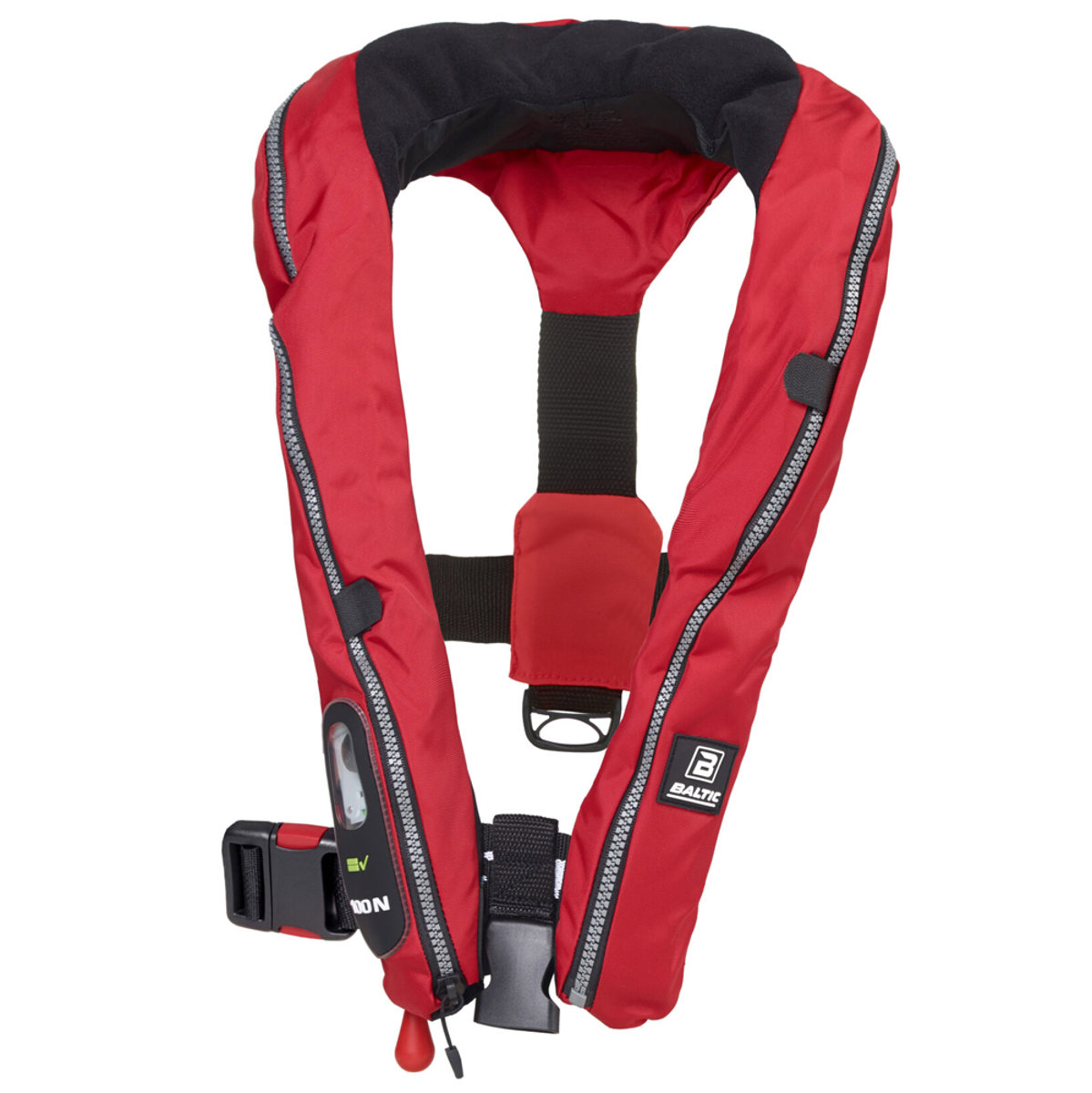 Baltic Compact 100N automatisch reddingsvest met harnas rood foto 1