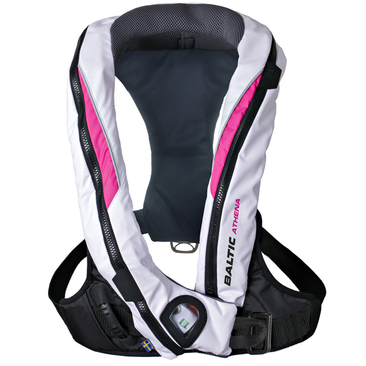 Baltic Athena 165N automatisch reddingsvest met harnas wit/roze foto 1