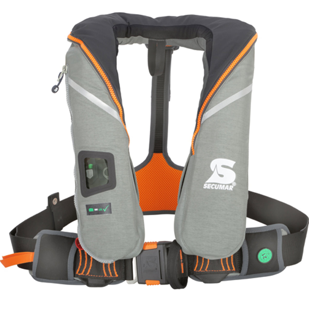 Secumar reddingsvest survival 220N grijs/oranje 4