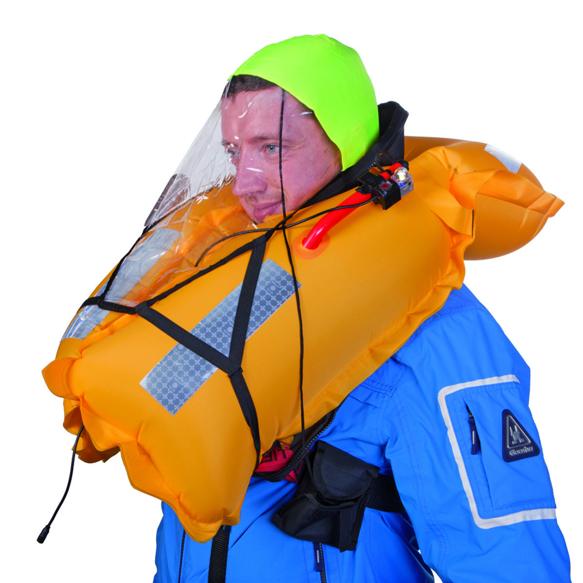 sprayhood voor reddingsvest