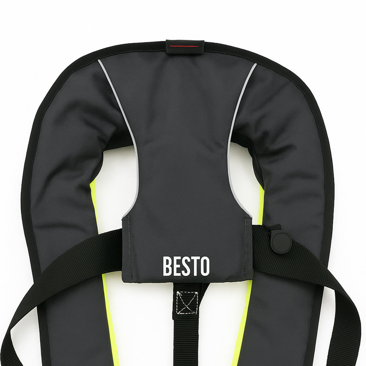 Besto high comfort automatisch reddingsvest 300N high viz yellow 3