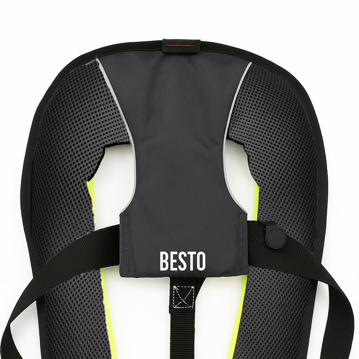 Besto Extreme high comfort automatisch reddingsvest 300N high viz yellow 5