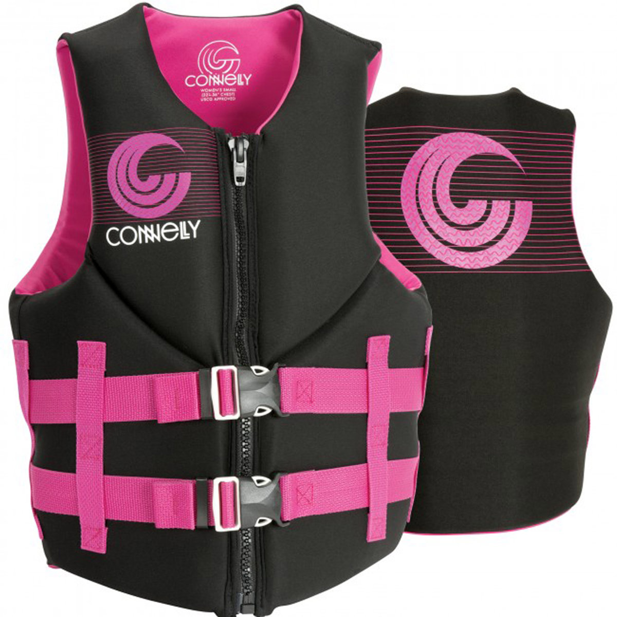 Connelly neopreen dames zwemvest promo roze 2