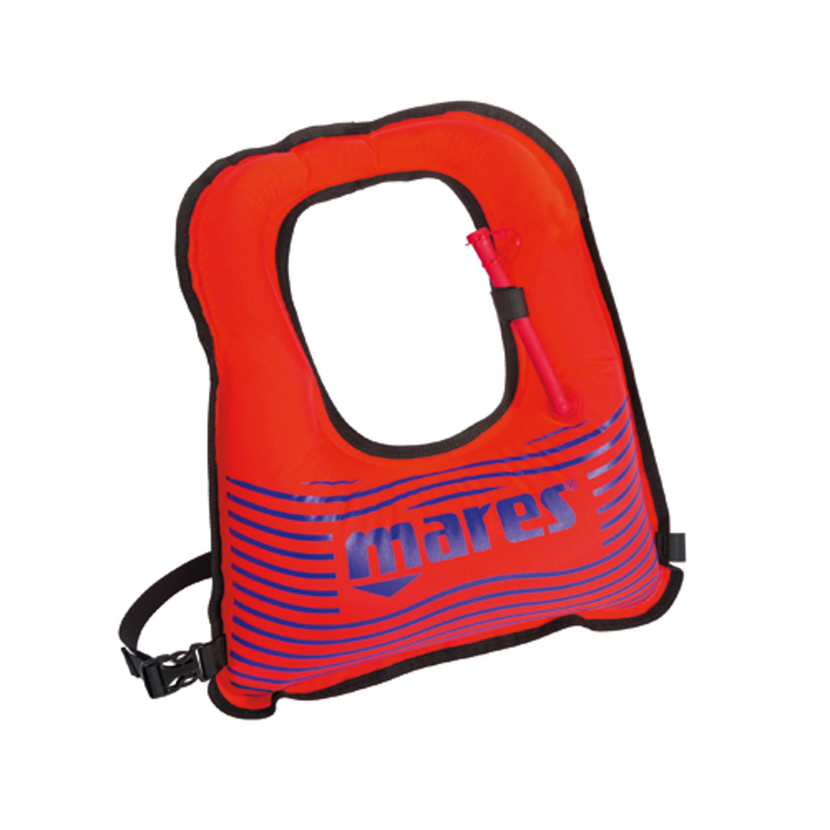 mares snorkelzwemvest opblaasbaar oranje foto 1