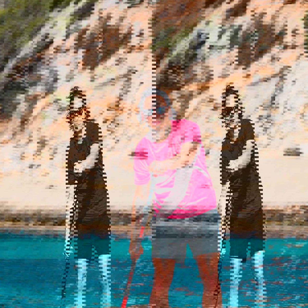 Jobe dim drijvende zonnebril bruin grijs 2