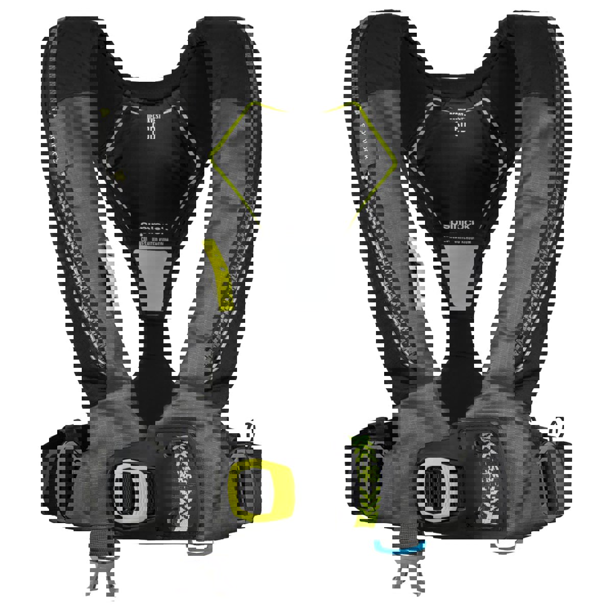 Deckvest 6D 275N, steenkool grijs, quick release