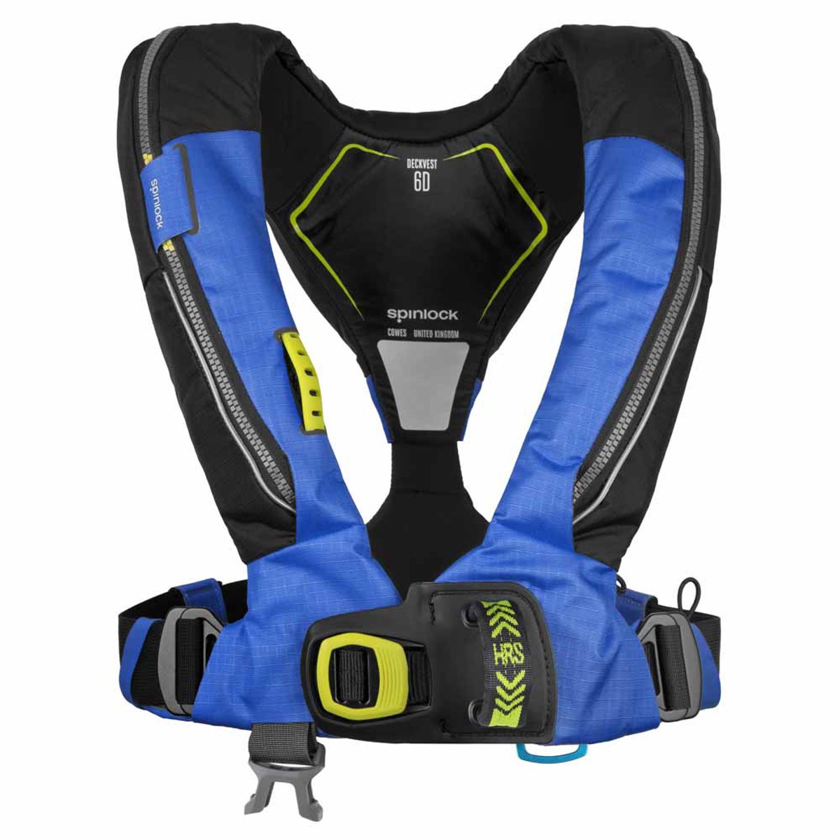 Spinlock Deckvest 6D 170N, pacific blauw, quick release 4