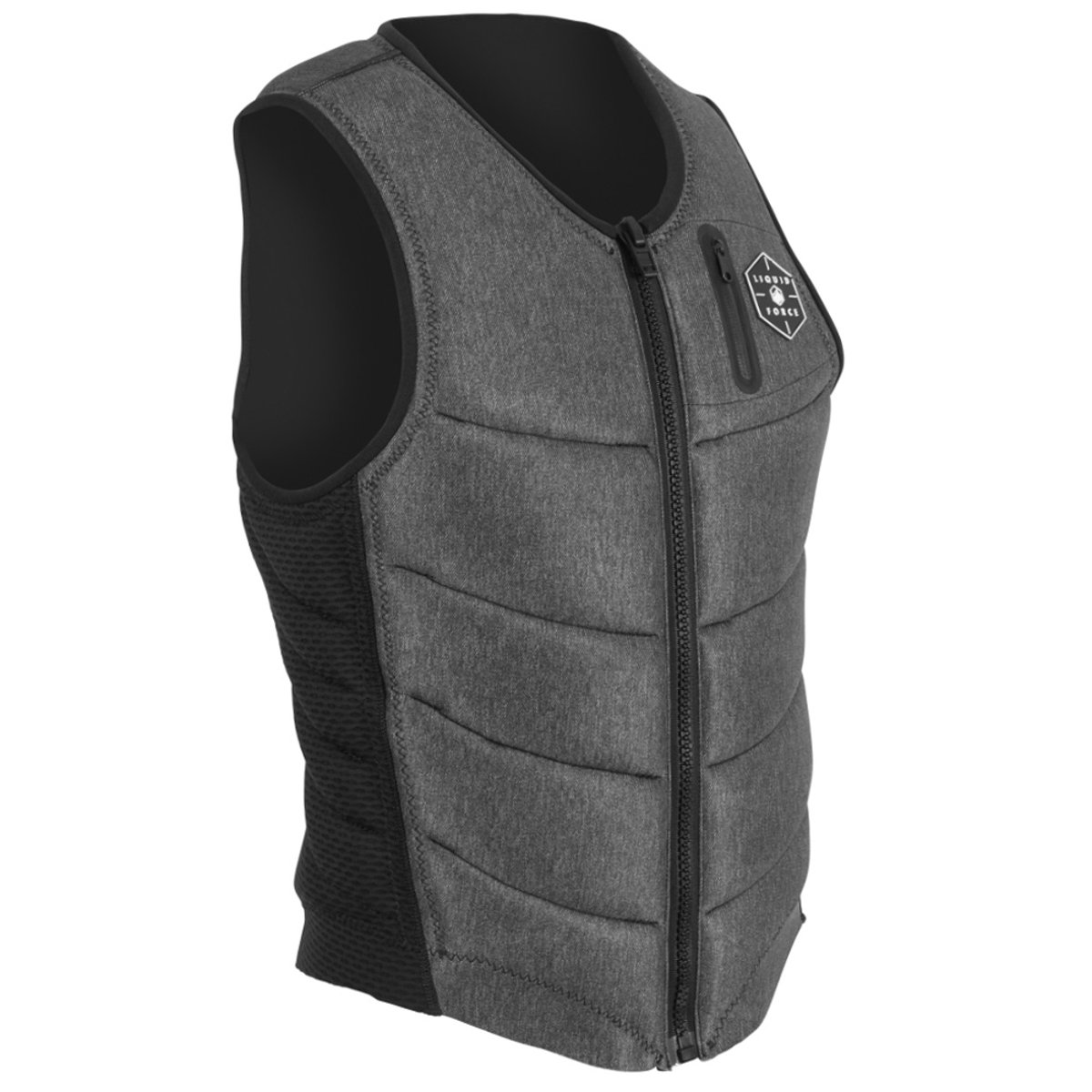 liquid-force squad comp ce impact shield heren zwart-denim foto 1